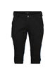 Slim fit capri jeans with pockets, Black, Packshot image number 0