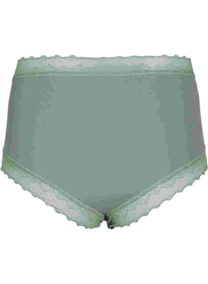High waisted hipster brief with lace, Laurel Wreath Ass, Packshot image number 1