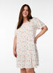 FLASH - Dress in viscose with cutline, White, Model image number 0