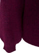 Ribbed jumper with balloon sleeves, Purple, Packshot image number 3
