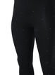 Viscose leggings with rhine stone, Black, Packshot image number 2