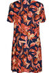 Viscose A-line dress, Orange, Packshot image number 1