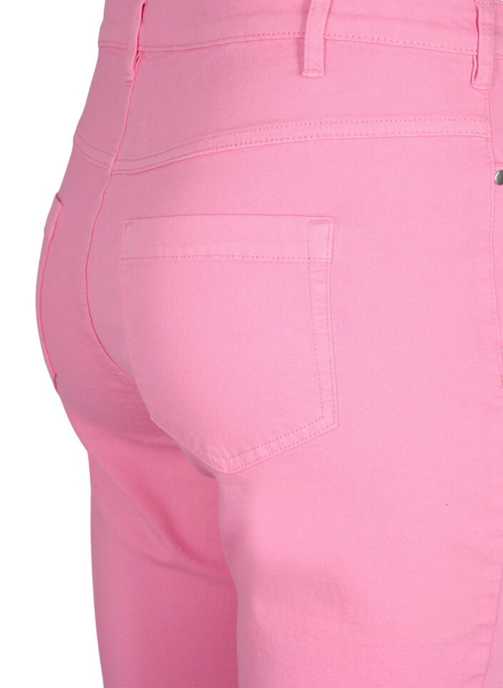Tight-fitting Emily capri trousers, Rosebloom, Packshot image number 3