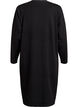 Long, open cardigan with pockets, Black, Packshot image number 1