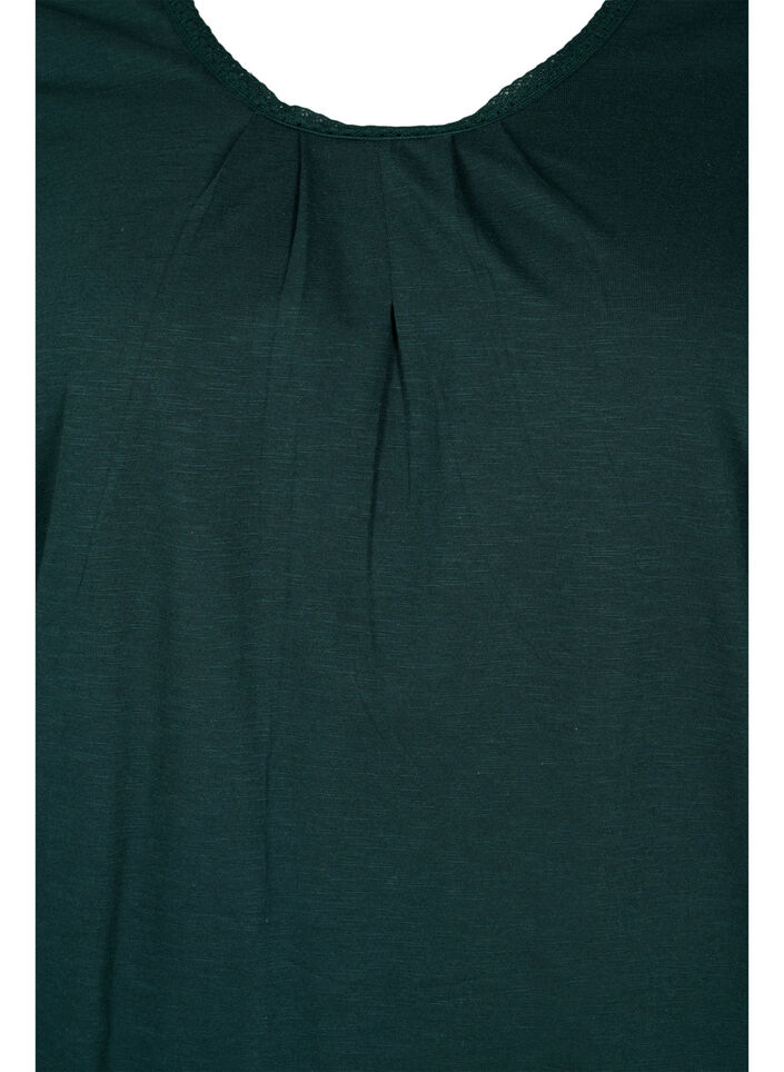 Cotton top with 3/4 sleeves, Scarab, Packshot image number 2