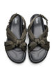 Wide fit - Sandal with knot detail, Green, Packshot image number 2