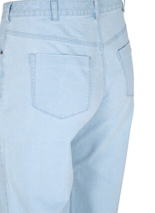 Straight, ankle length jeans, Light blue denim, Packshot image number 3