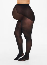 60 denier maternity tights, Black, Model