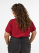 Christmas t-shirt in organic cotton, Red, Model image number 2