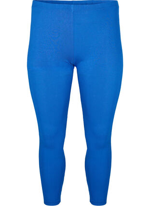 Basic viscose leggings, Monaco Blue, Packshot image number 0