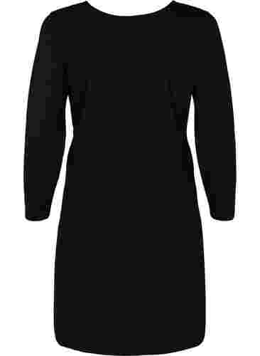 Maternity dress in cotton, Black, Packshot image number 1