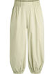 High-waisted balloon trousers with an elasticated waistband, Green, Packshot image number 0