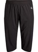 High-waisted capri training trousers, Black, Packshot image number 0