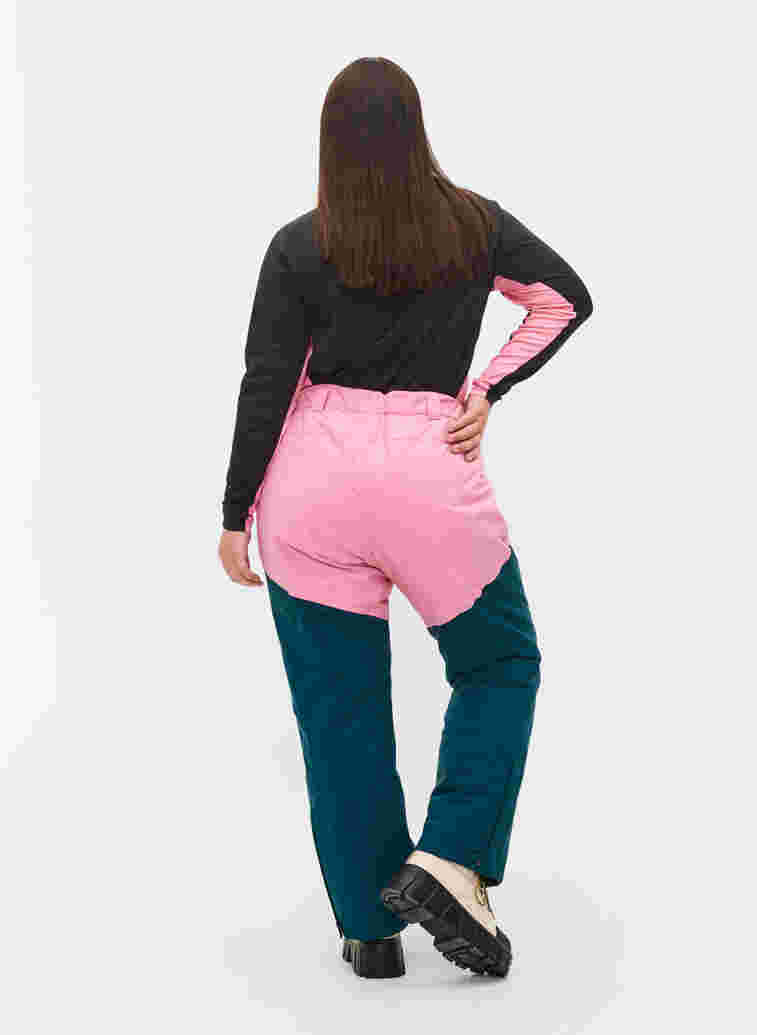 Ski pants with pockets, Sea Pink Comb, Model image number 1