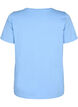 Cotton T-shirt with motif, D.R.Blue w. Every, Packshot image number 1