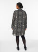 Long shirt with snake print, Dark Grey, Model image number 2