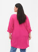 Viscose tunic with 3/4 sleeves, Pink, Model image number 2