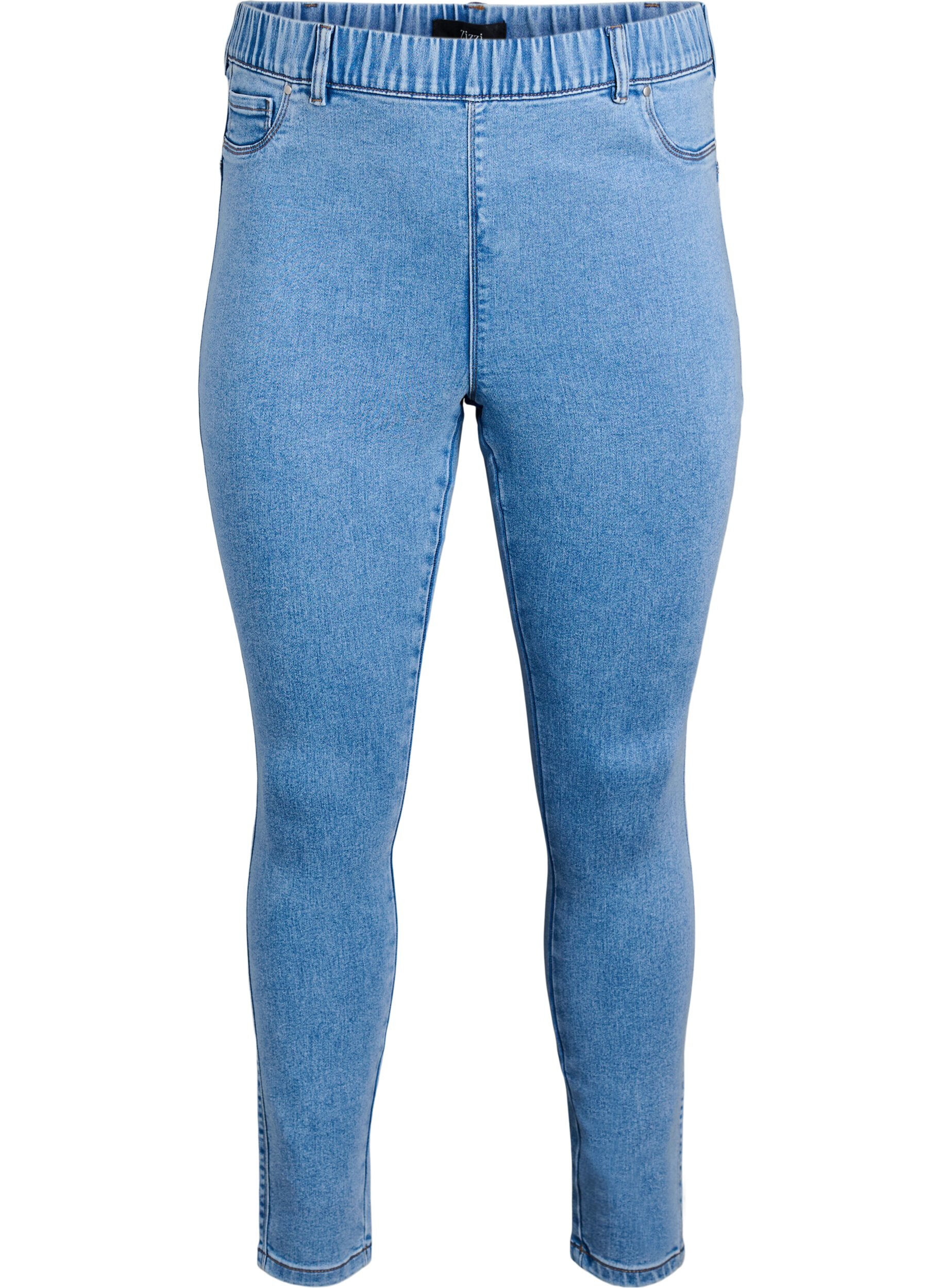 High-waisted jeggings