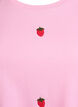 T-shirt in organic cotton with embroidered motifs, Pink, Packshot image number 2