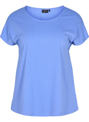 Cotton mix t-shirt, Ultramarine, Packshot image number 0