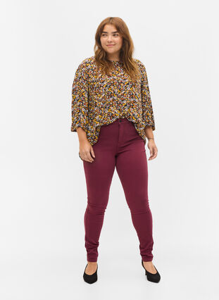 Super slim Amy jeans with high waist, Port Royal, Model image number 0