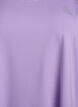 Solid coloured training top with a round neck, Purple, Packshot image number 2