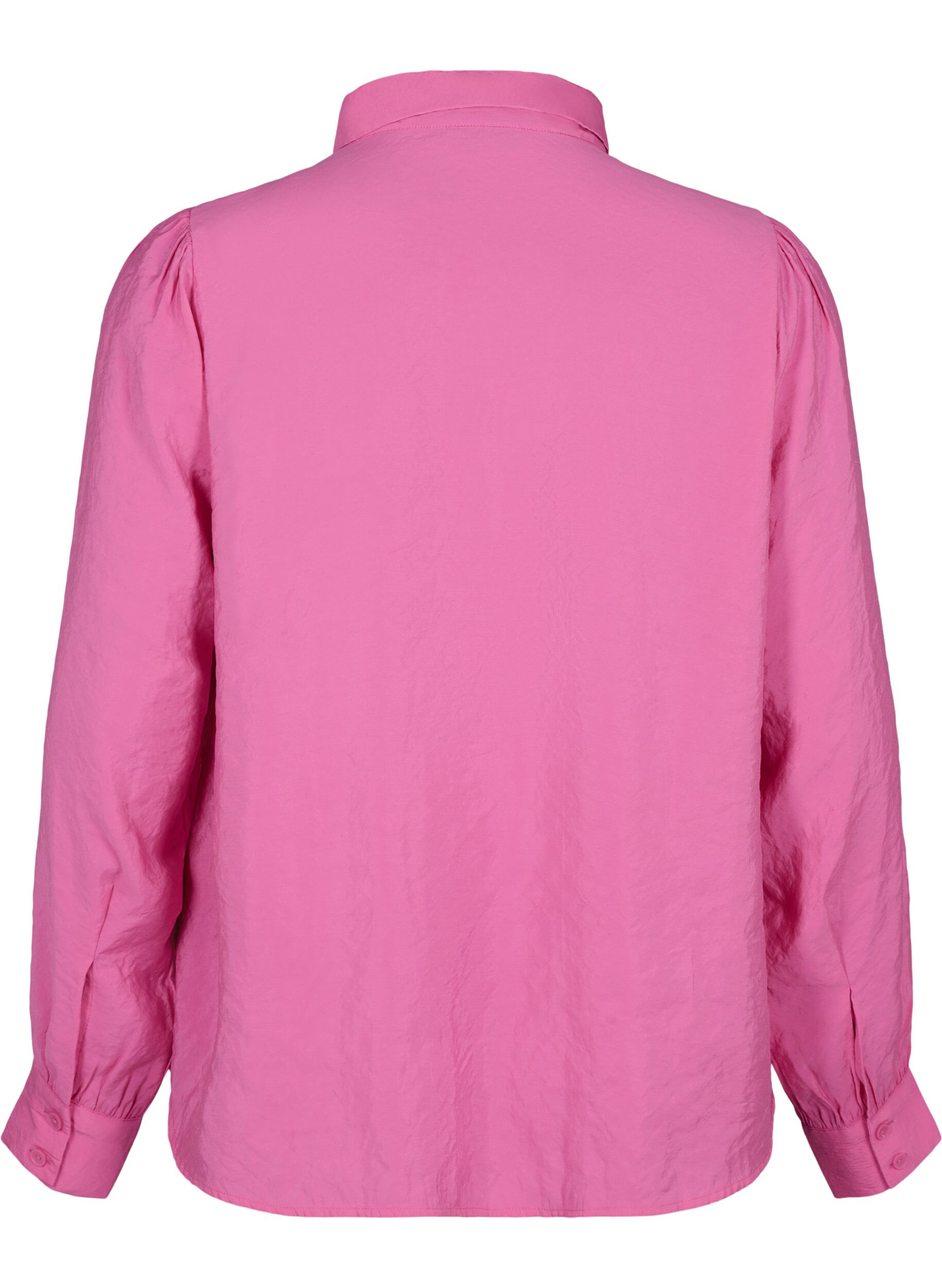 Zizzifashion Long-sleeved shirt in TENCEL&trade; Modal, Phlox Pink, Packshot image number 1