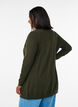 Long knitted cardigan in a viscose blend, Green, Model image number 2