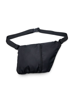 Reflective bum bag, Black, Packshot image number 1