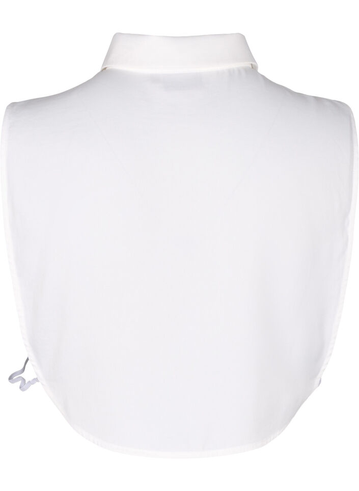Loose collar with glittery buttons, White, Packshot image number 1