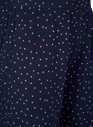 Cotton pyjamas pants with print, Night Sky Dot, Packshot image number 2