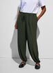 High-waisted balloon trousers, Green, Model image number 2
