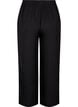 Loose trousers with elasticated waistband and pockets, Black, Packshot image number 1