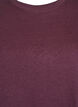 Basic cotton T-shirt with round neck, Dark Bordeaux, Packshot image number 2
