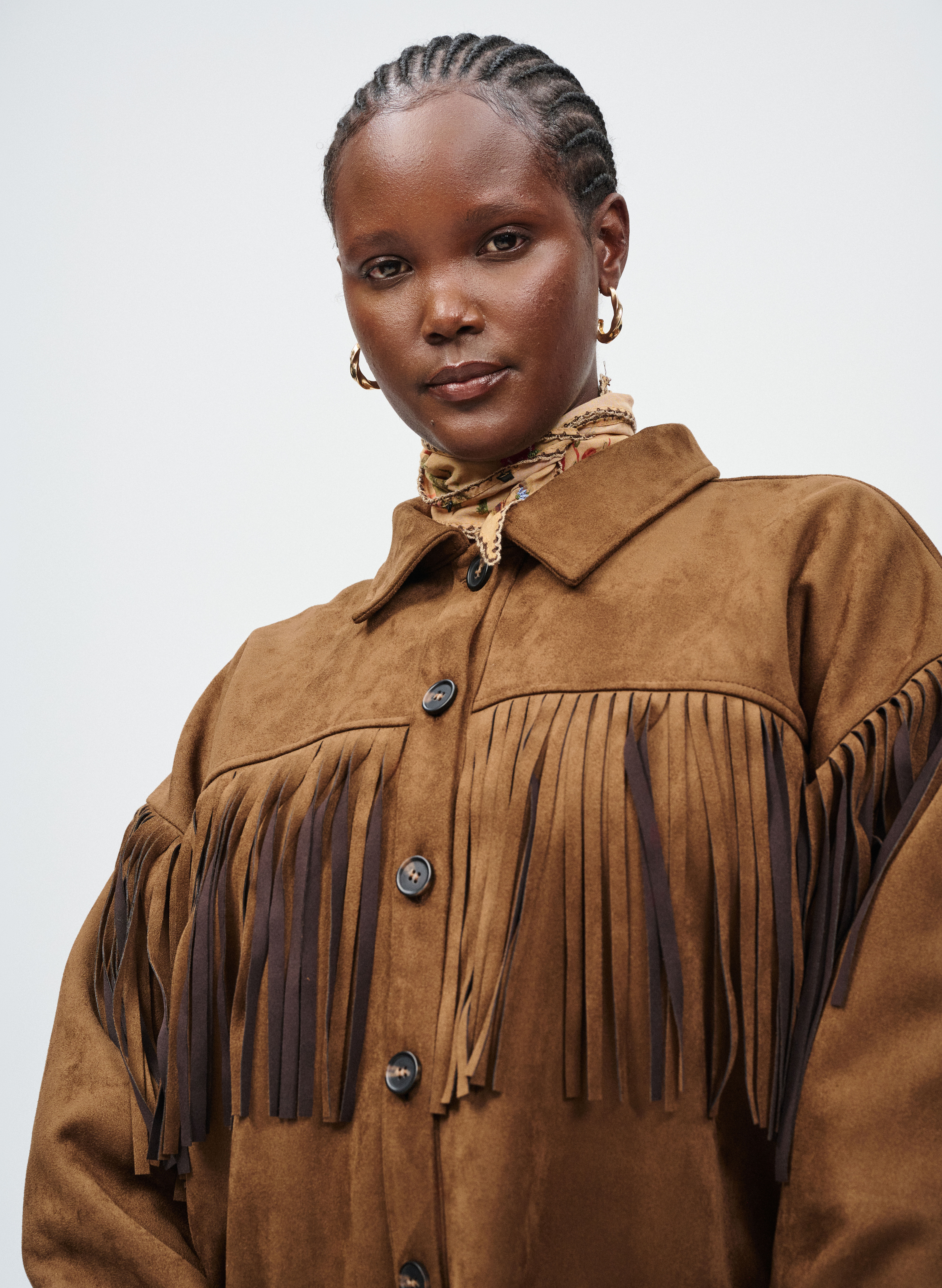 Zizzifashion Set in imitation suede leather, , Model