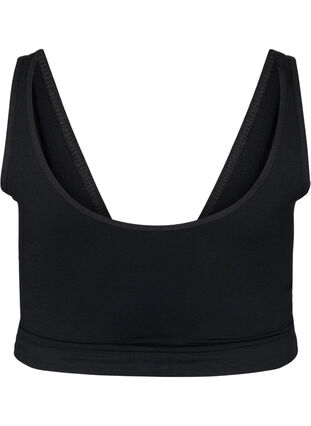 V-neckline bra, Black, Packshot image number 1