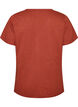 T-shirt with button detail, Brown, Packshot image number 1