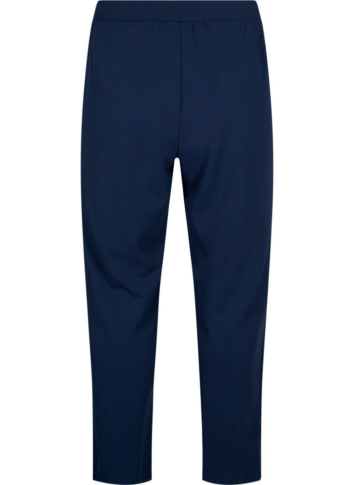 Straight fit trousers, Blue, Packshot image number 1