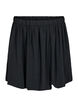 Short balloon skirt with an elasticated waistband, Black, Packshot image number 0