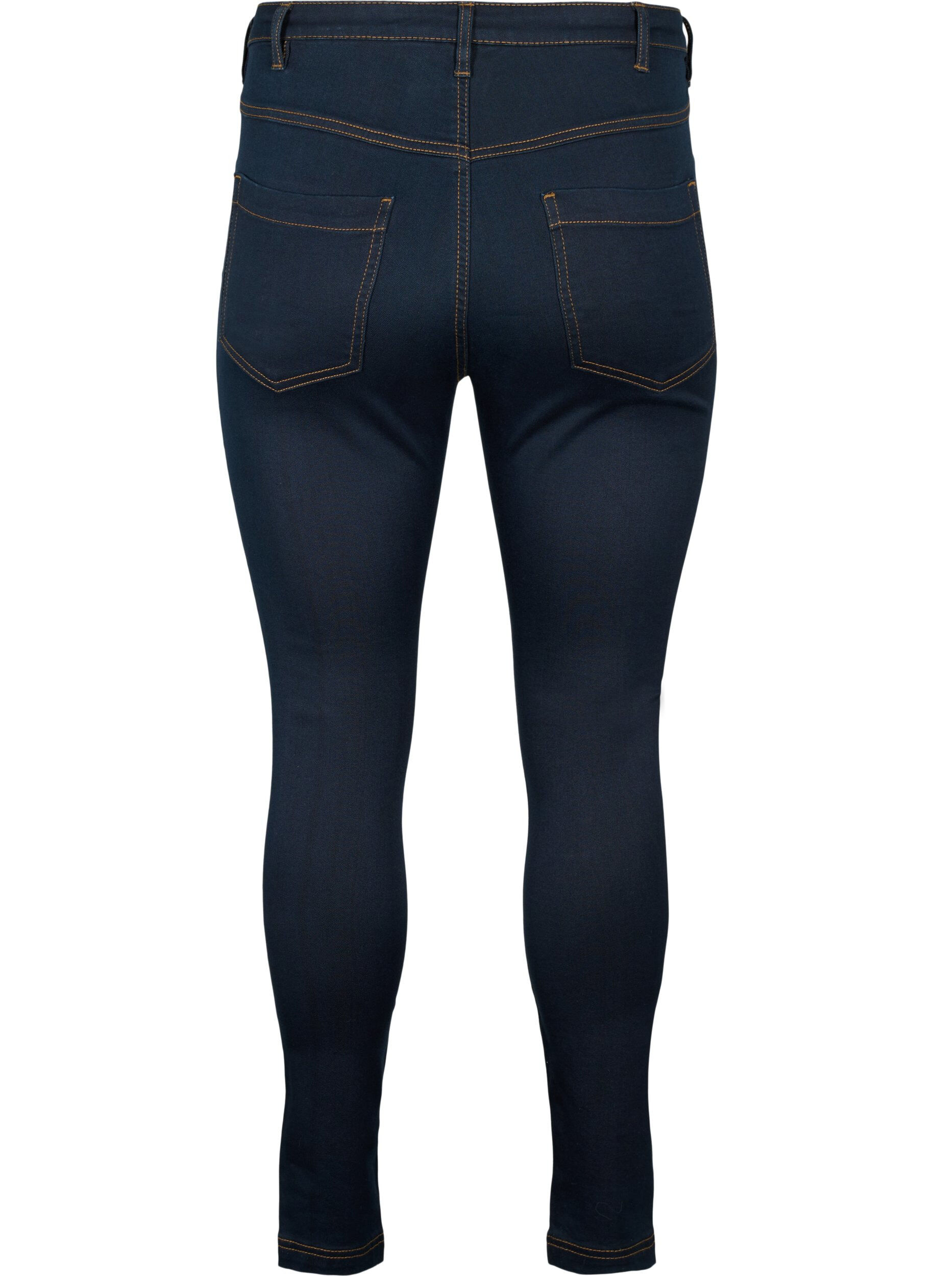 ZizzifashionSuper slim Amy jeans with high waist, Tobacco Un, Packshot image number 1