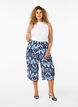 Viscose culotte trousers with print, Blue Ethnic AOP, Model image number 0