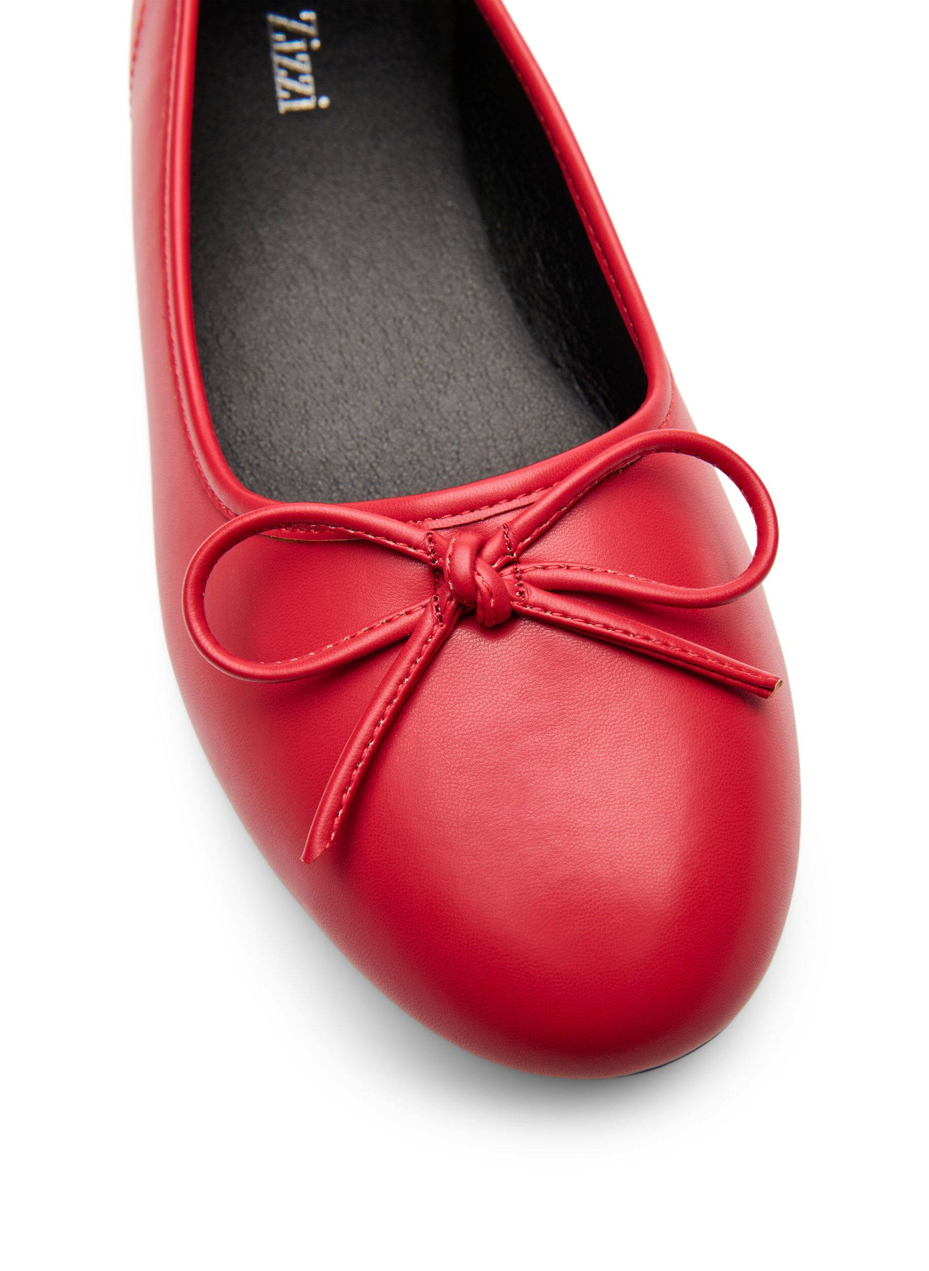 Zizzifashion Ballerina with bow, Red, Packshot image number 3