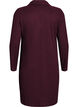 Dress with cable structure and v-neck, Dark Bordeaux, Packshot image number 1