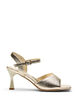 Pumps with an open toe and square toe, Gold, Packshot image number 0