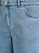 Pinstriped wide-leg culotte jeans, Light Blue, Packshot image number 2