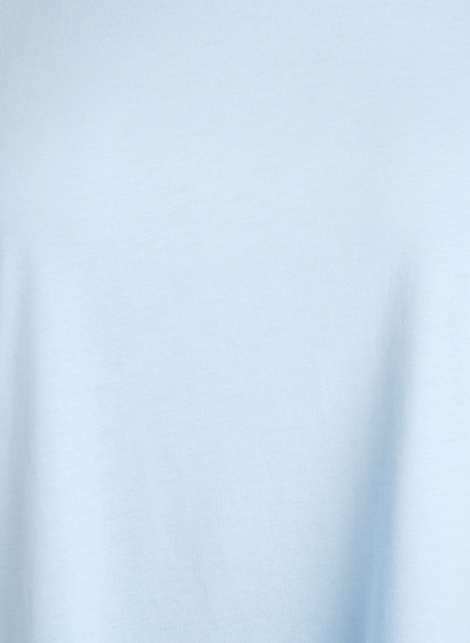 Zizzifashion Short sleeved cotton blend t-shirt, Light Blue, Packshot image number 2