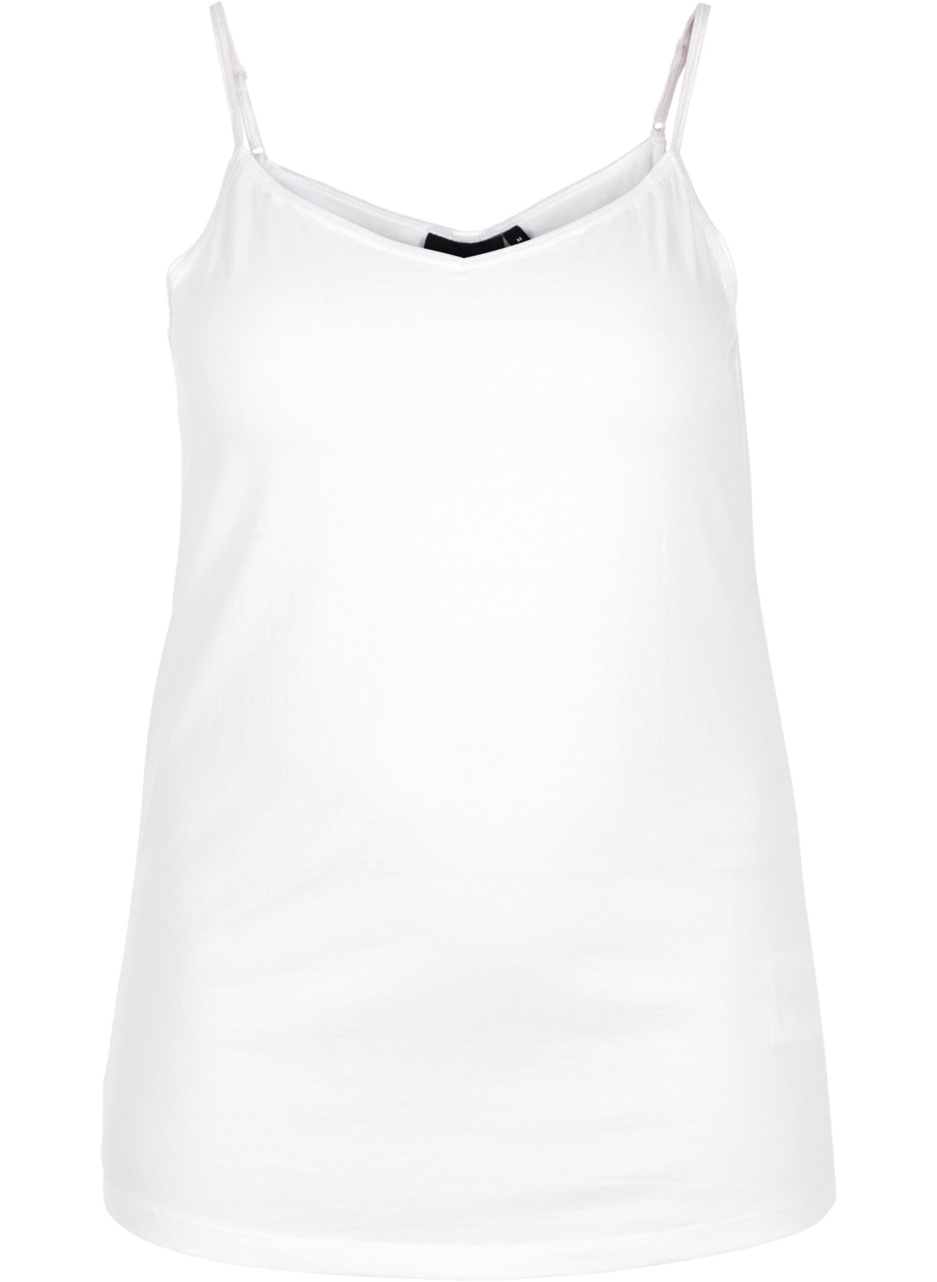 Basic cotton spaghetti strap top