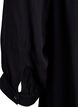 Tunic with 3/4 sleeves and an A-line cut, Black, Packshot image number 3