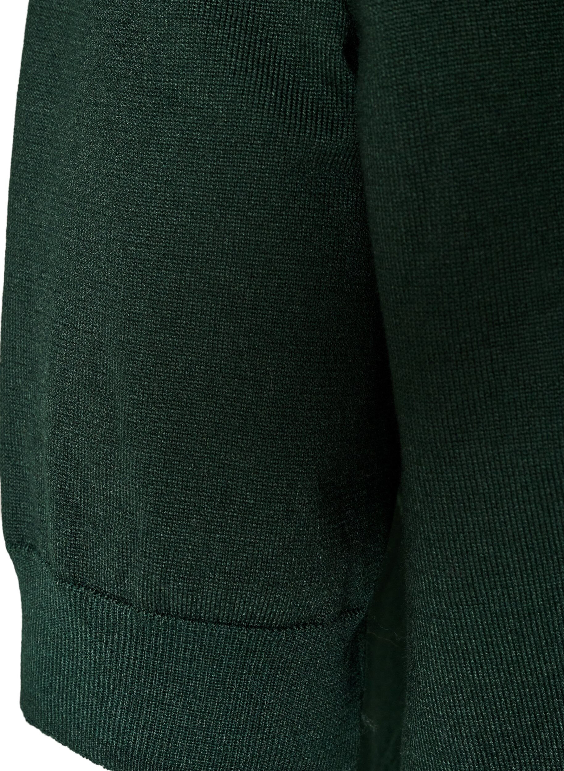 ZizzifashionFine-knit blouse with short sleeves, Green, Packshot image number 3