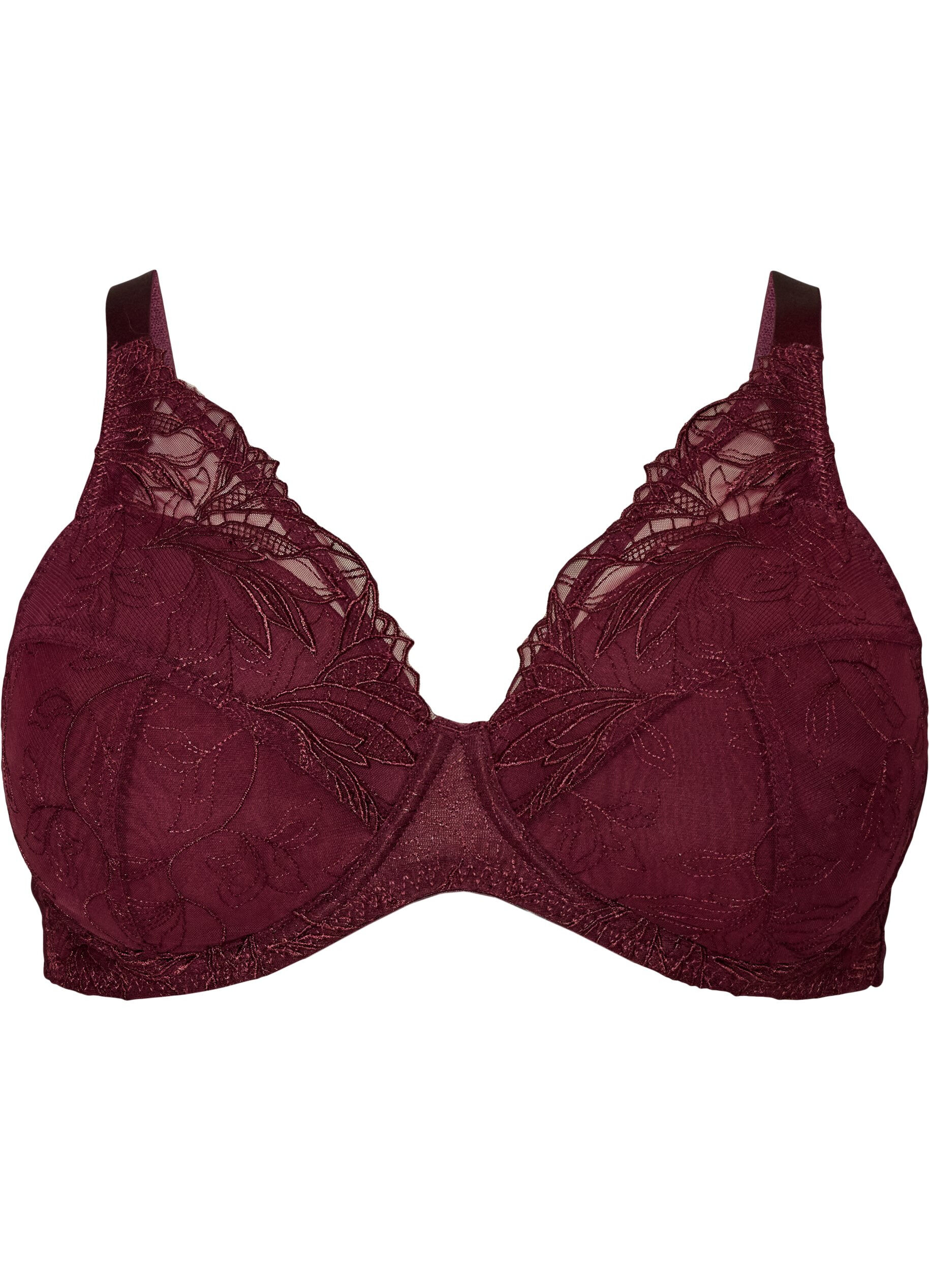 Padded lace bra with underwire